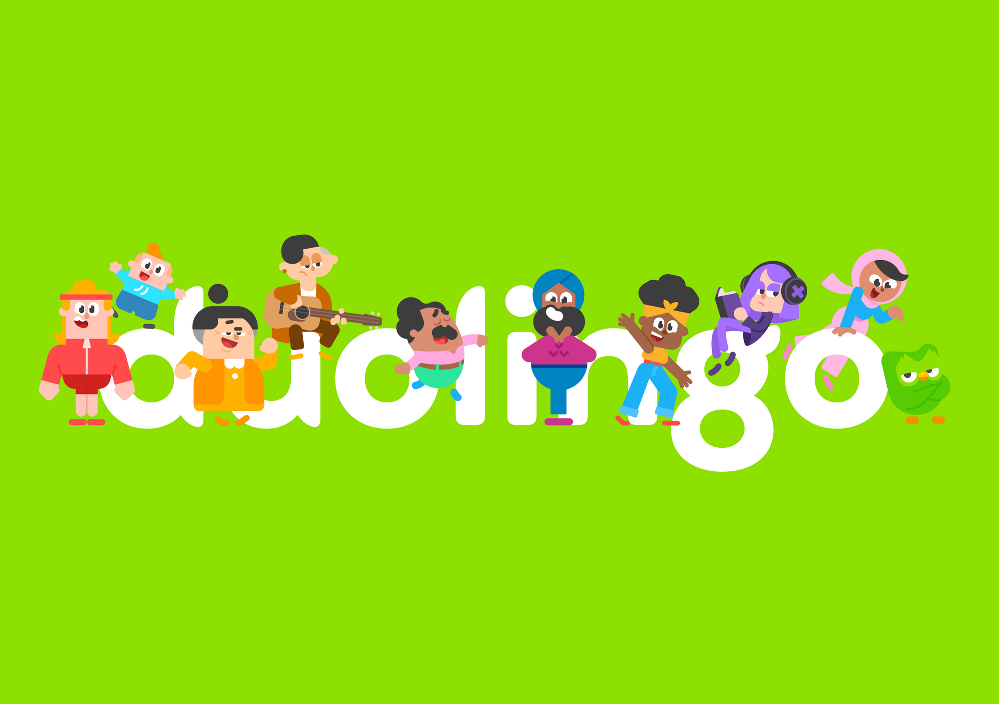 Duolingo Character Wordmark